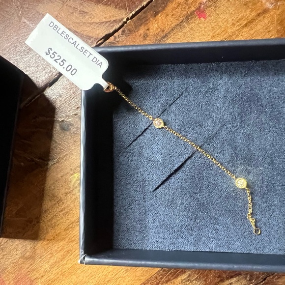 Maria Tash Gold Earring Chain with Diamond Accent - Picture 2 of 4